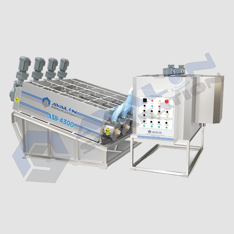 Industrial Dewatering system Manufacturer in Gujarat- Avalon Screw Dehydrator ASD-4200