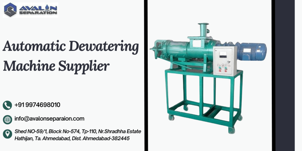 Automatic Dewatering Machine Supplier